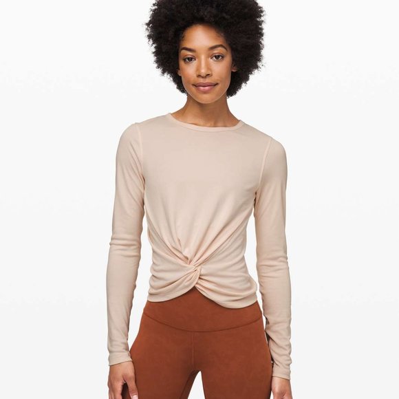 Lululemon | Crescent Long Sleeve Cupro Rib Tee